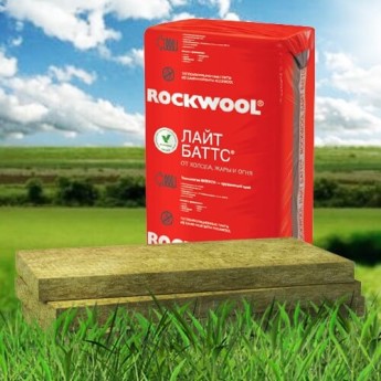 Базальтовые плиты 100 Rockwool Лайт Баттс 1000х600х100 мм 5 плит в упаковке